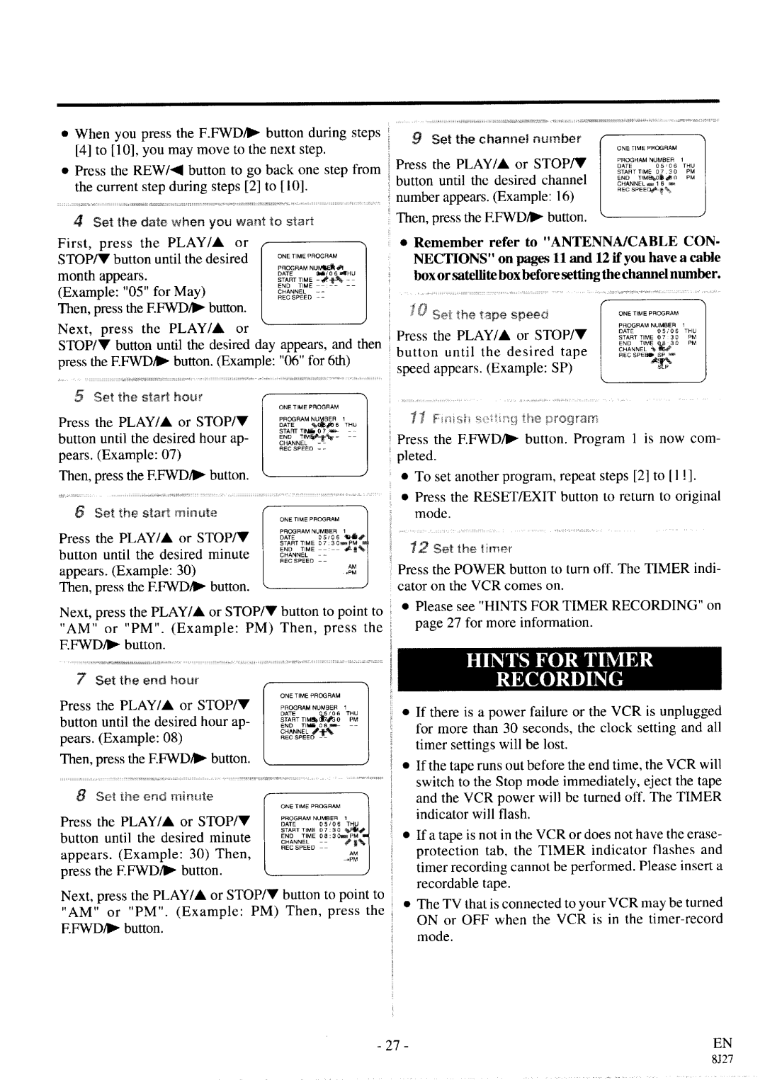 Sylvania SRV196 manual 