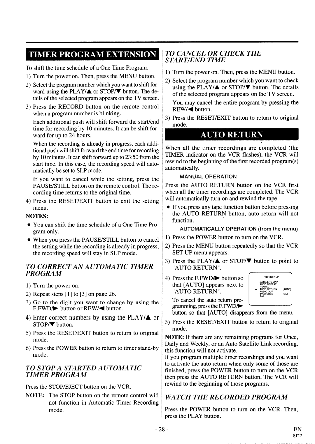 Sylvania SRV196 manual 