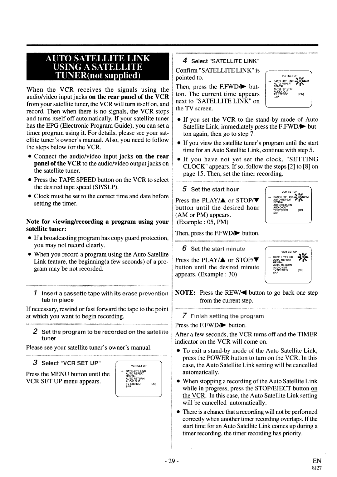 Sylvania SRV196 manual 