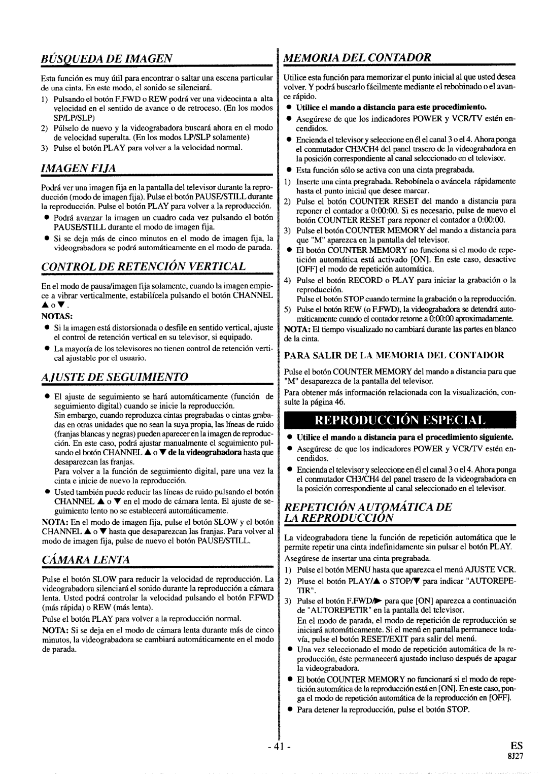 Sylvania SRV196 manual 