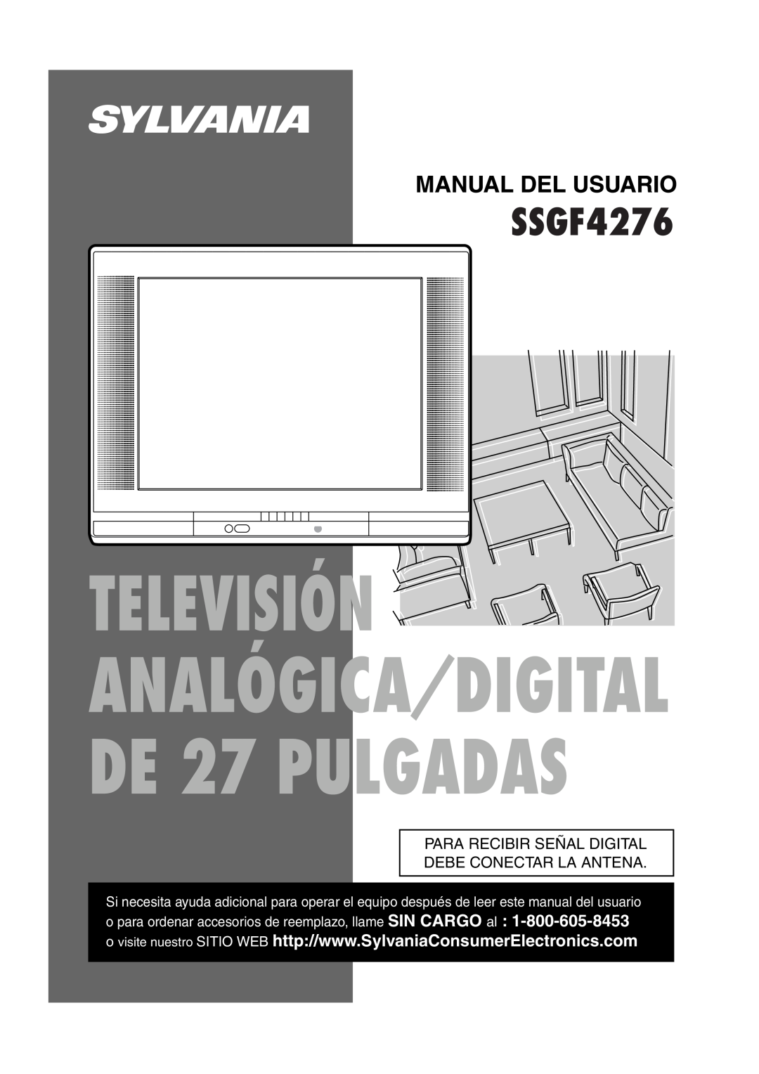 Sylvania SSGF4276 owner manual Para Recibir Señal Digital Debe Conectar La Antena 