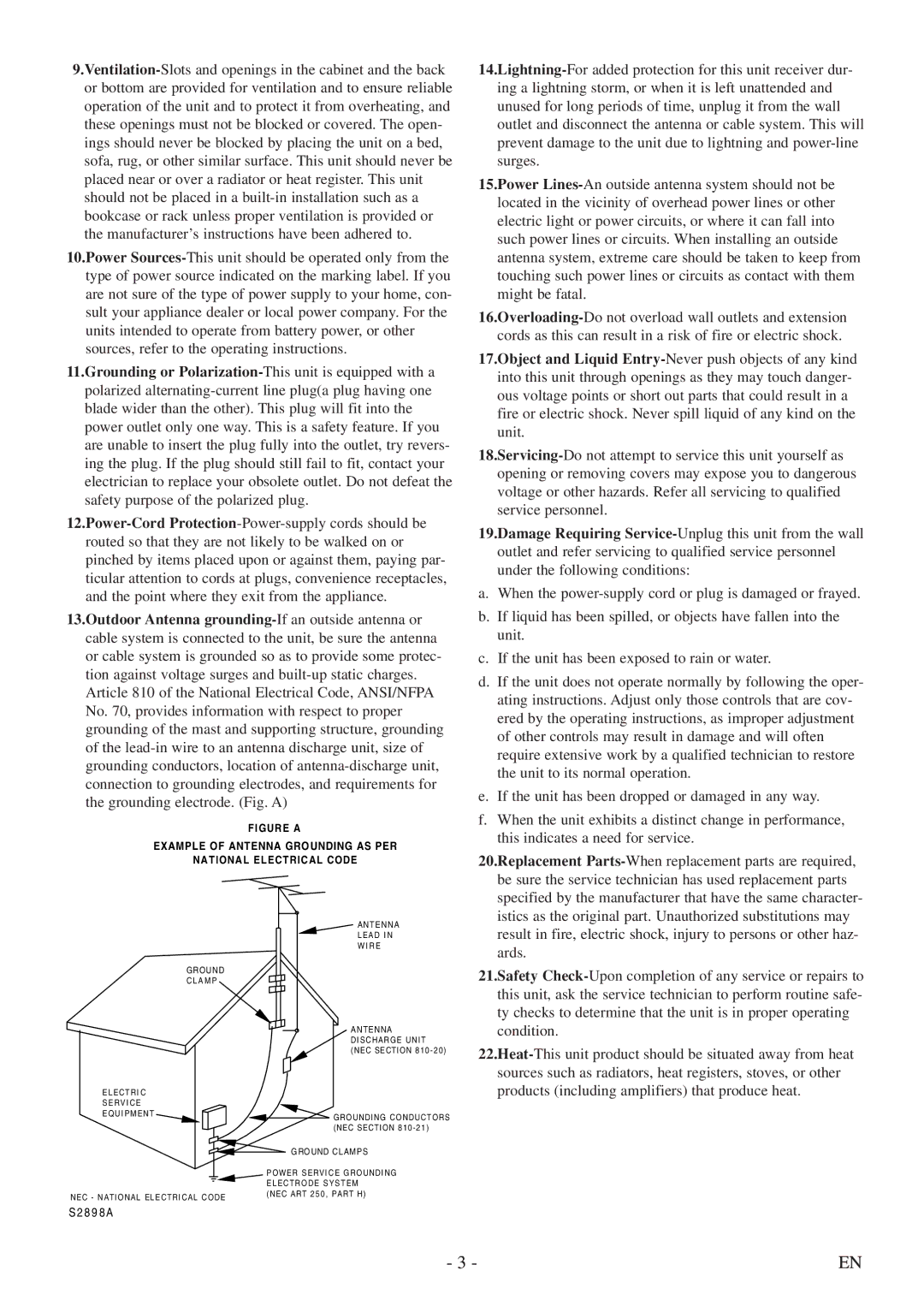 Sylvania SSL15D5 manual 8 9 8 a 