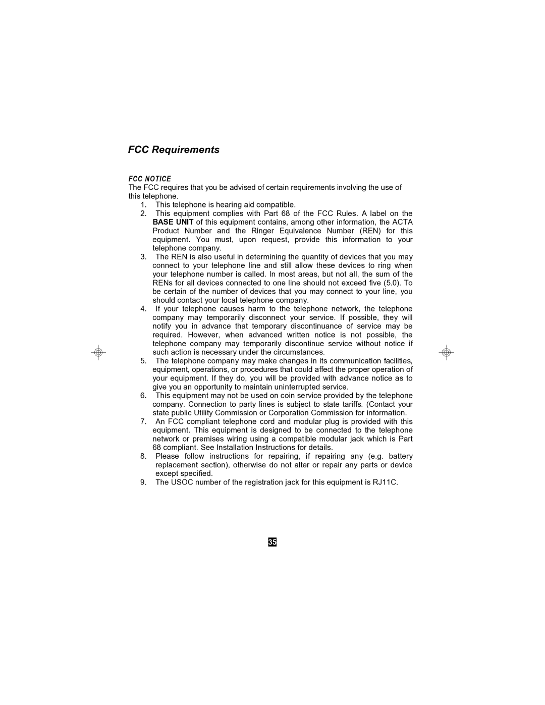 Sylvania STC590 owner manual FCC Requirements, FCC Notice 