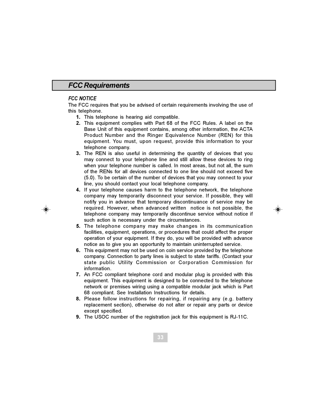 Sylvania STC984 owner manual FCC Requirements, FCC Notice 