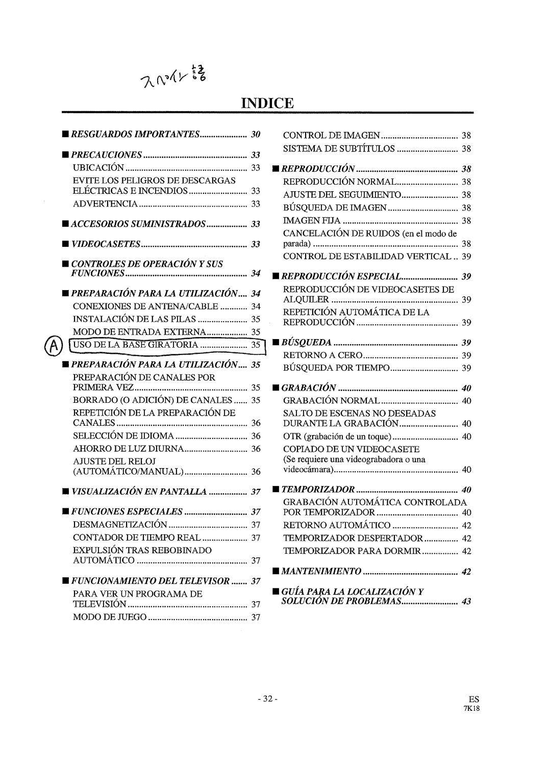 Sylvania W3913LC manual 