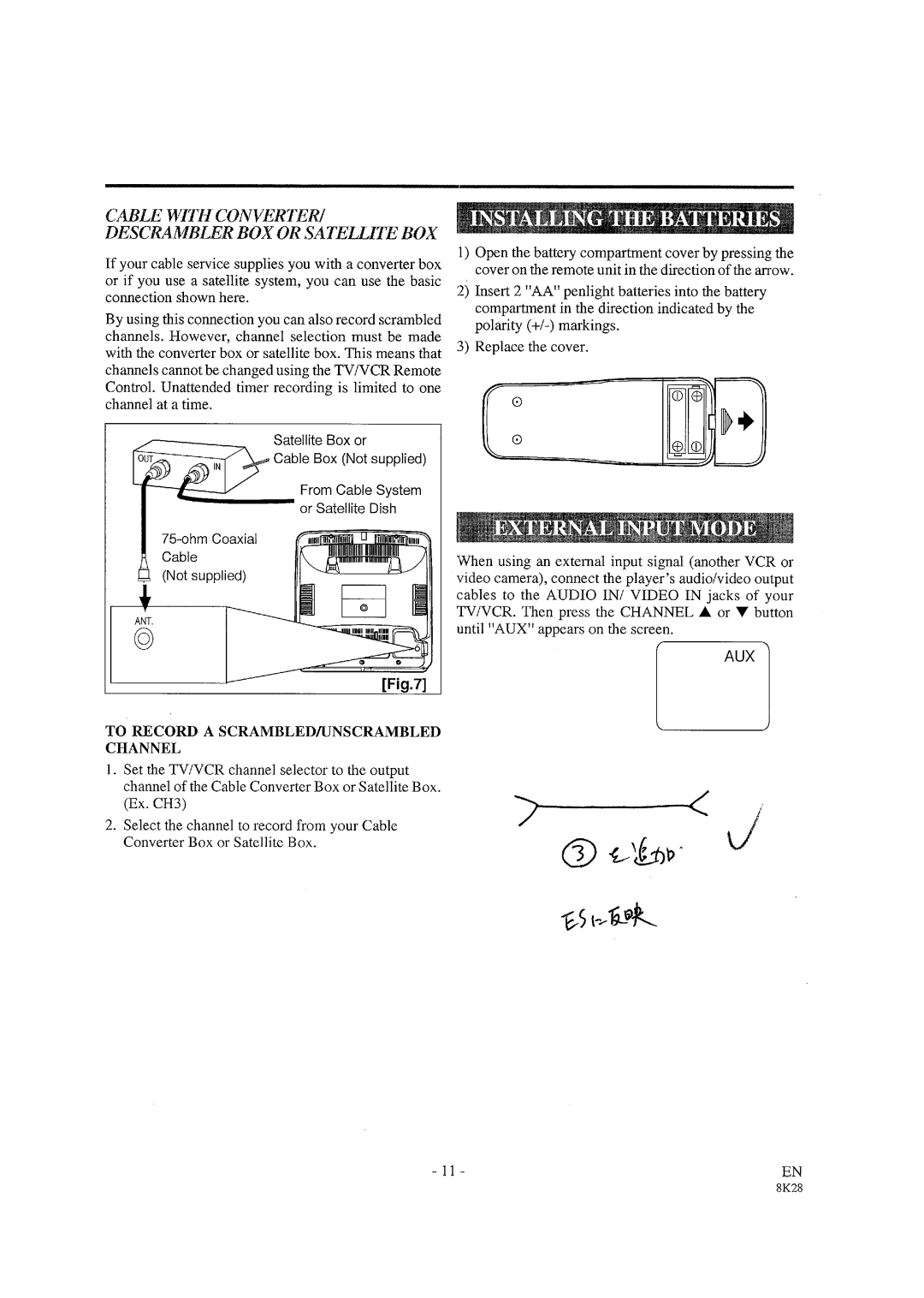 Sylvania W3913LC manual 