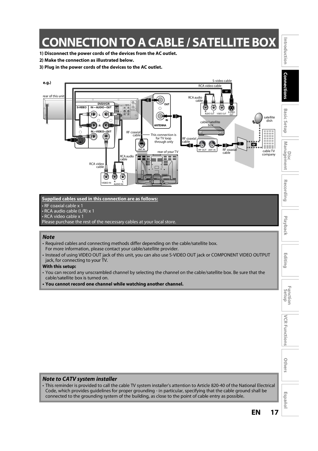 Sylvania ZV450SL8 owner manual Introduction, With this setup 