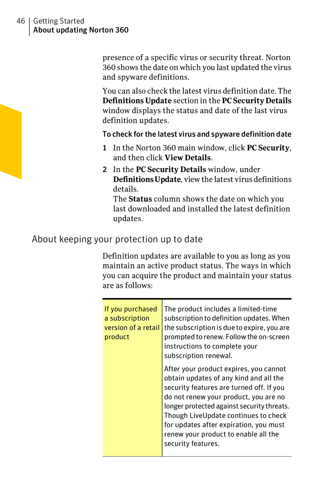 Symantec 11022527 manual About keeping your protection up to date 