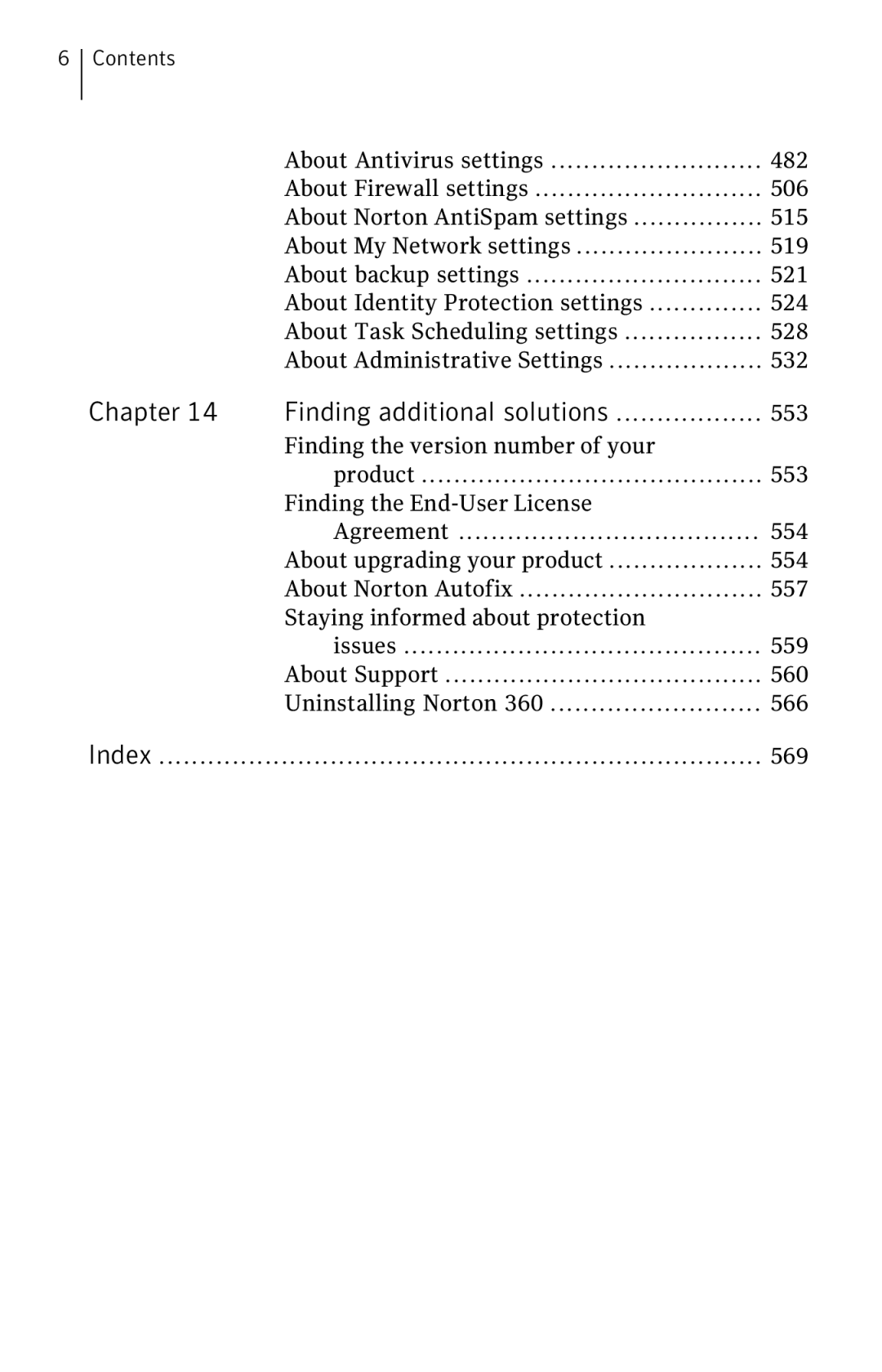 Symantec 11022527 manual Chapter Finding additional solutions, 553 