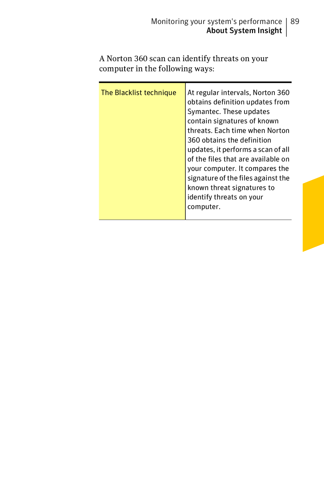 Symantec 11022527 manual Monitoring your systems performance 