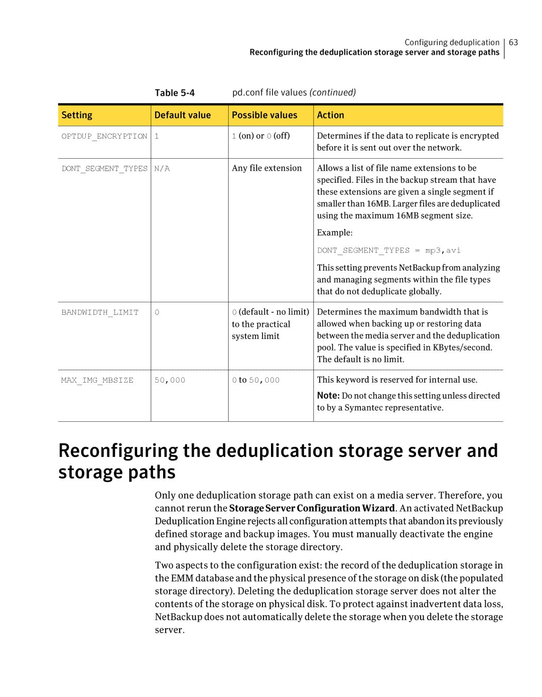 Symantec 7 manual Maximgmbsize 