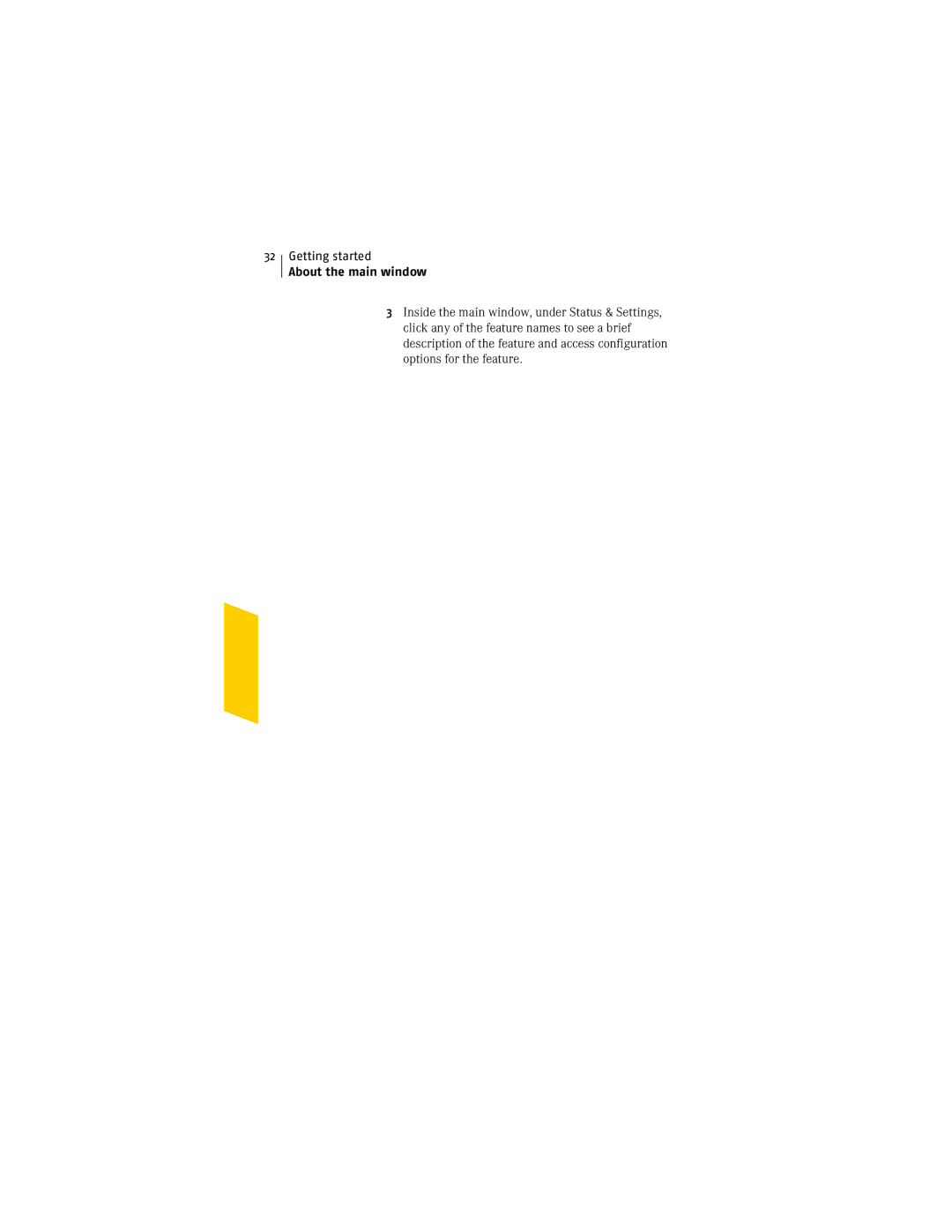 Symantec NIS2005 manual About the main window 