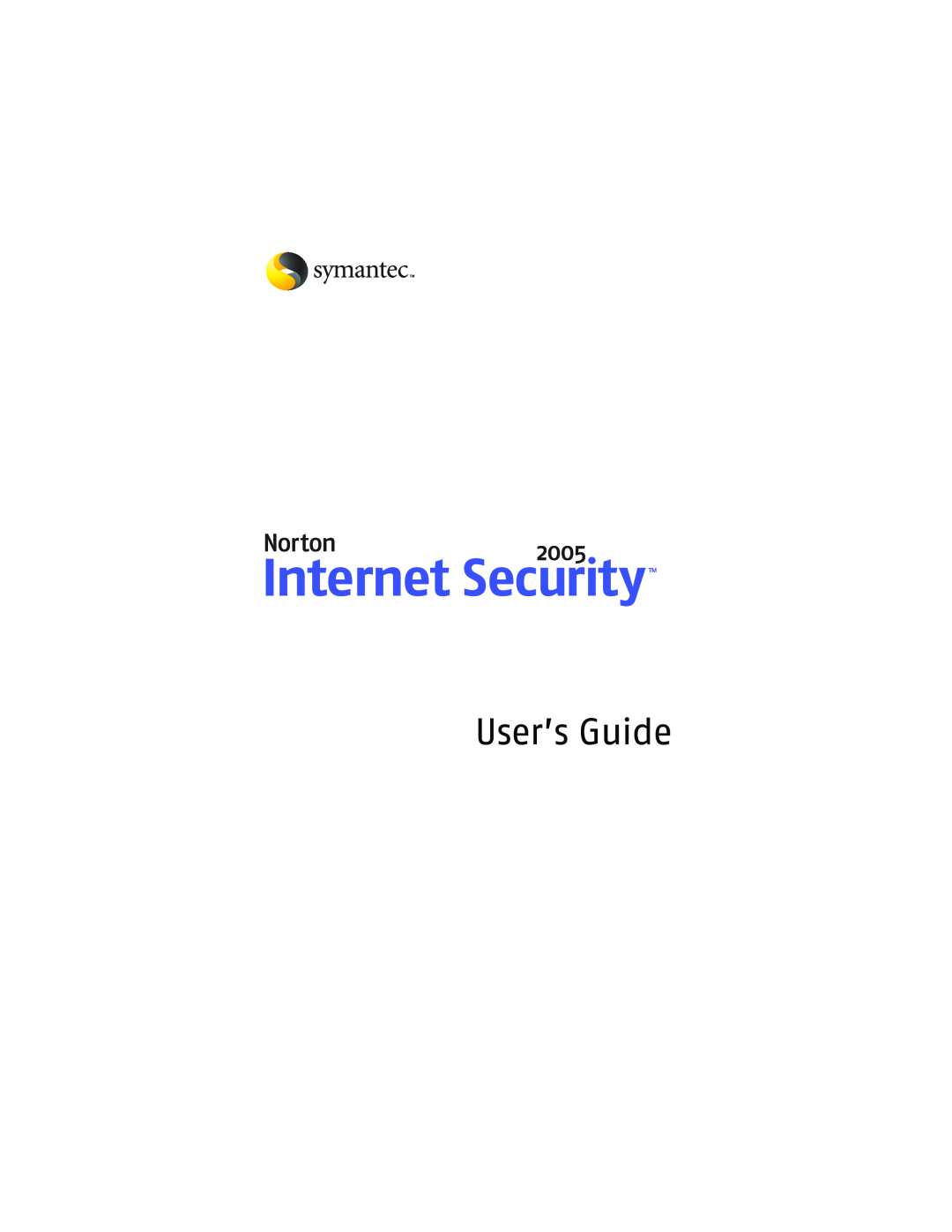 Symantec NIS2005 manual User’s Guide 