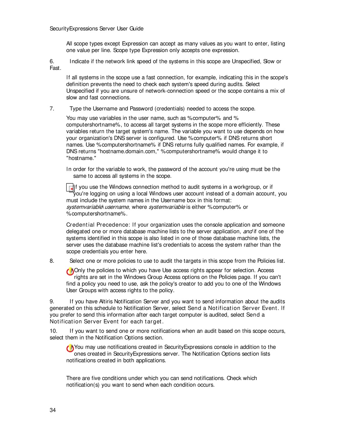 Symantec Security Expressions Server manual 