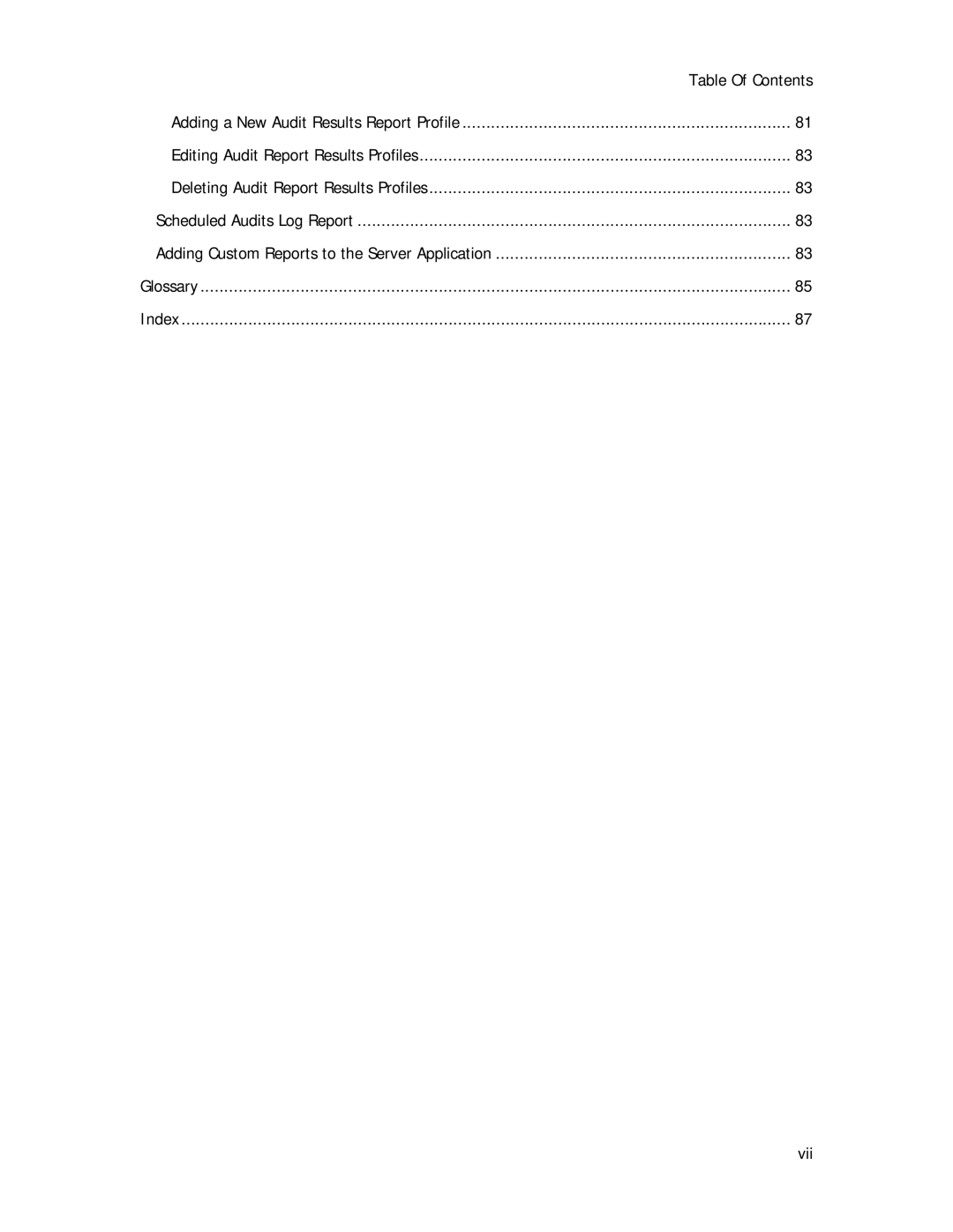 Symantec Security Expressions Server manual Vii 