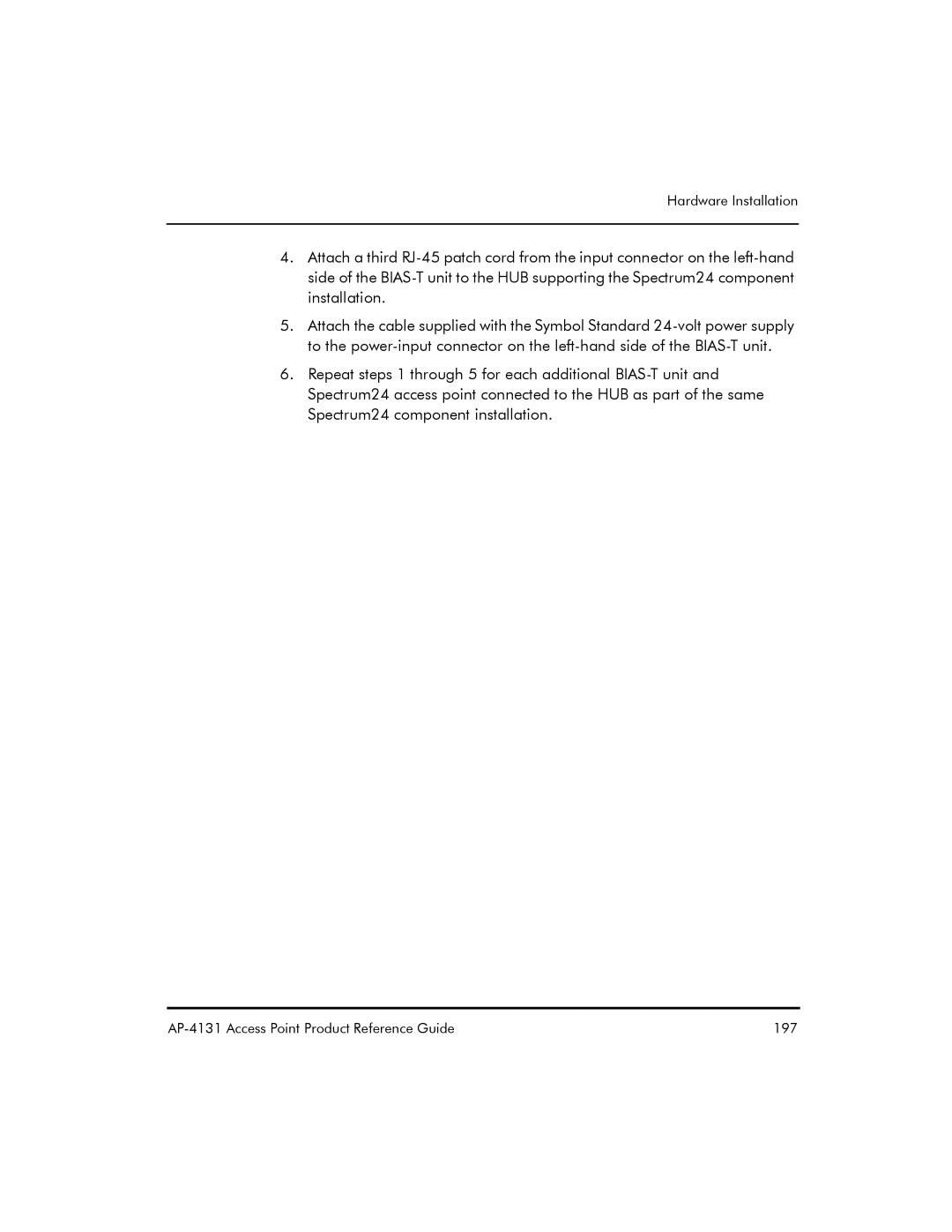 Symbol Technologies manual AP-4131 Access Point Product Reference Guide 197 