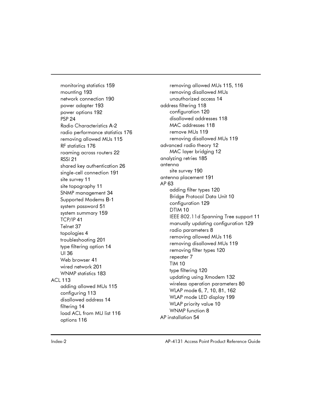 Symbol Technologies AP-4131 manual Dtim 