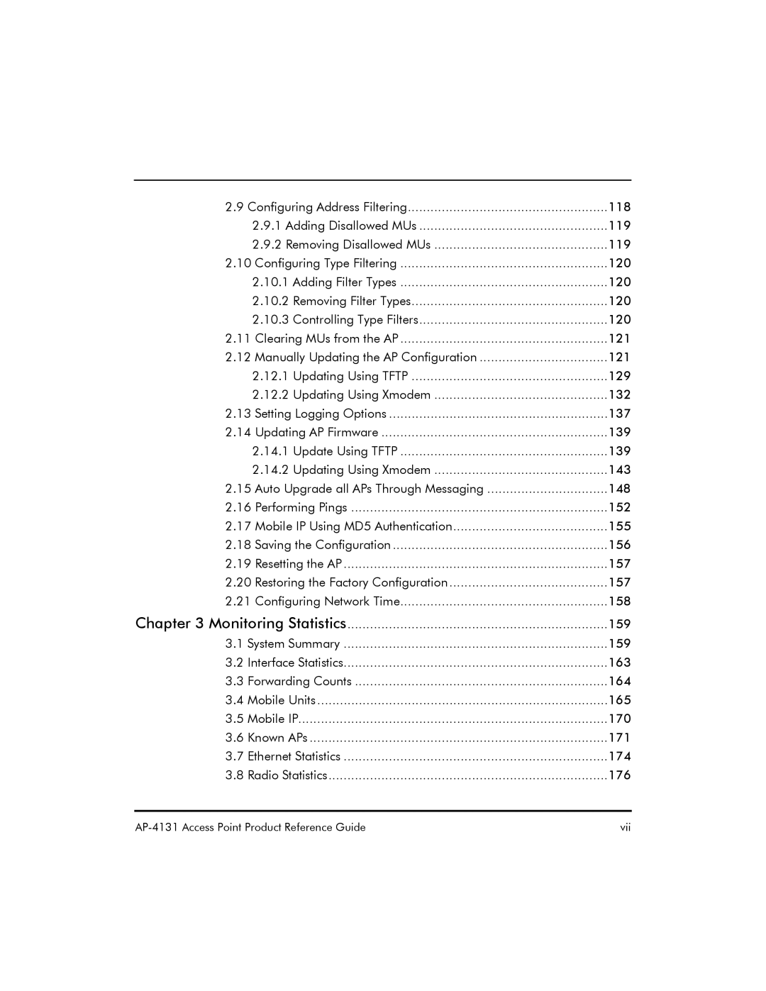 Symbol Technologies AP-4131 manual 157 