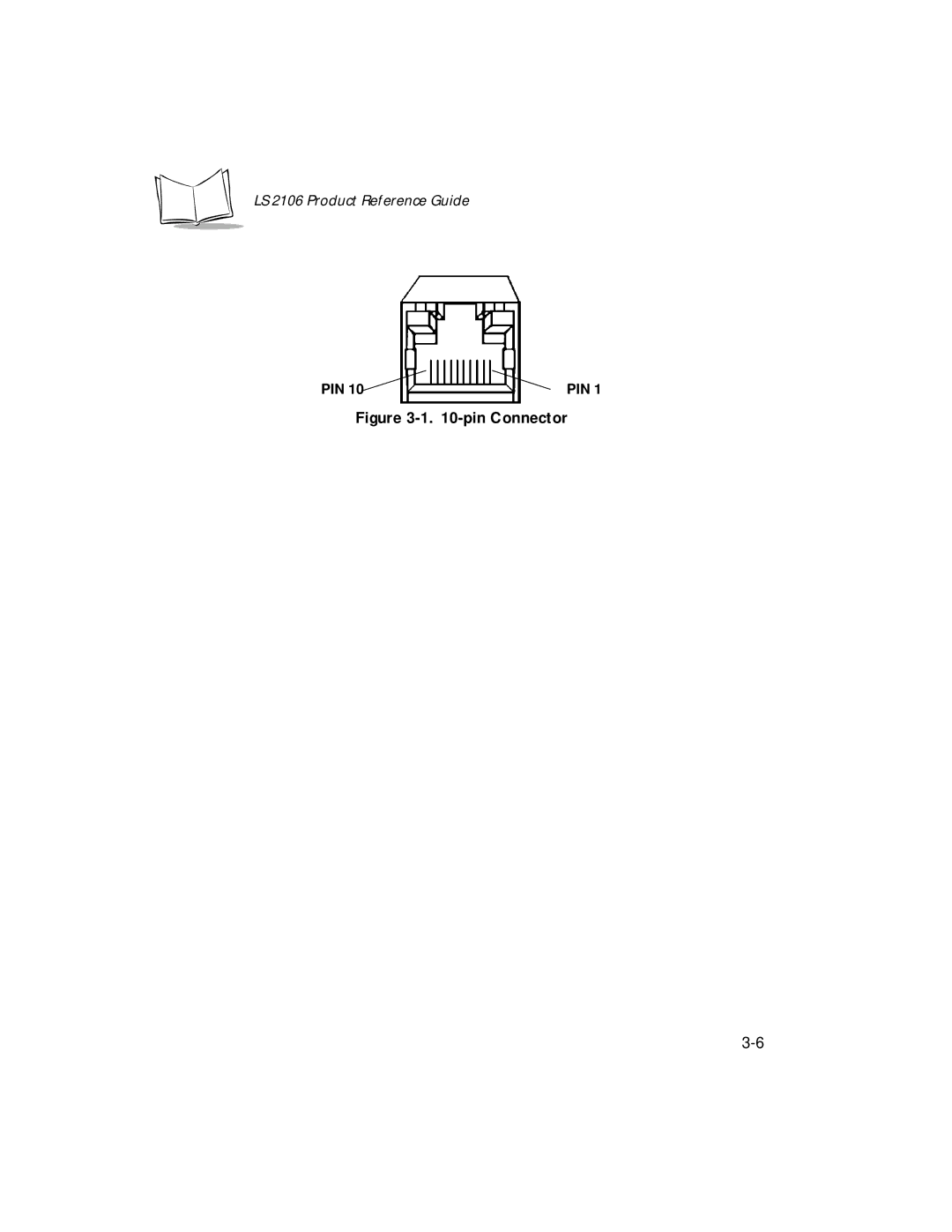 Symbol Technologies LS 2106 manual Pin Connector 