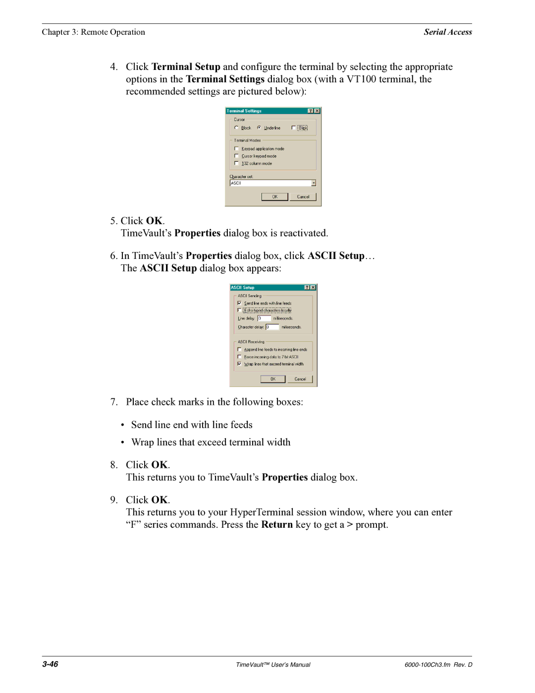 Symmetricom Time Server user manual Serial Access 