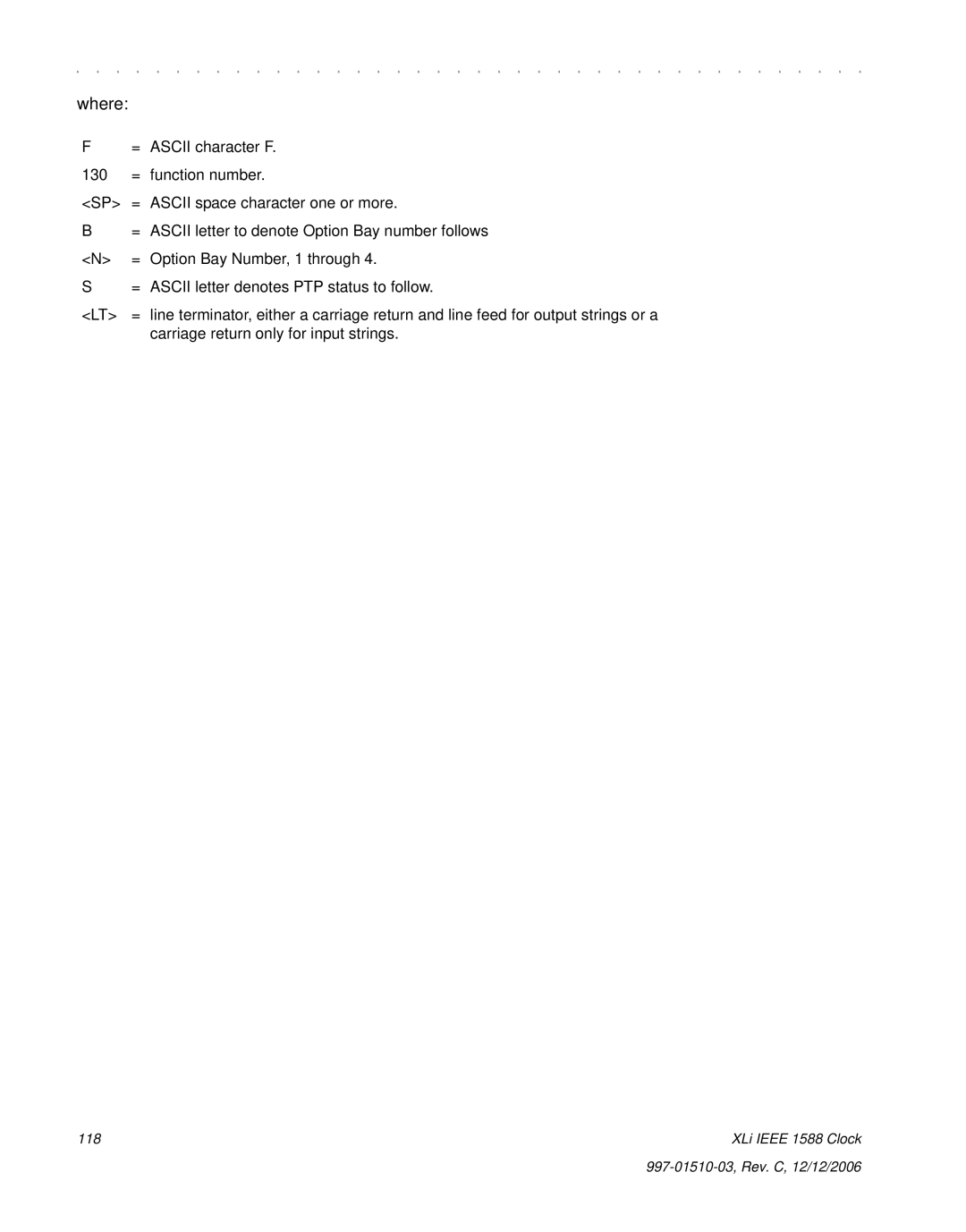 Symmetricom XLi IEEE 1588 manual XLi Ieee 1588 Clock 