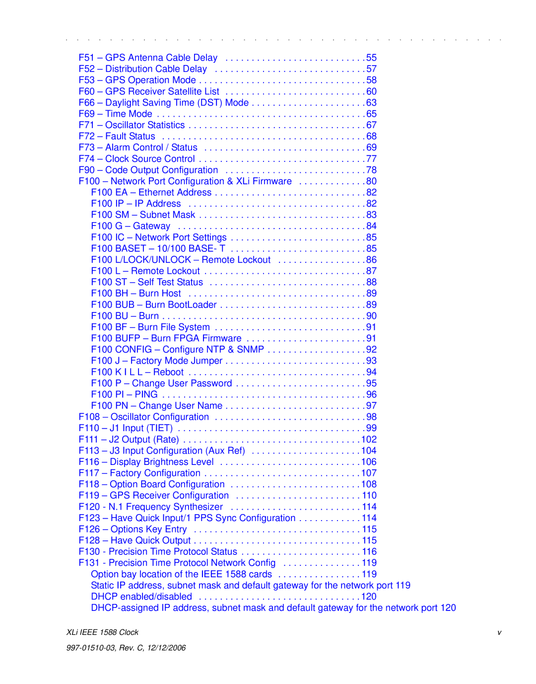 Symmetricom XLi IEEE 1588 manual SSS Ssssssssssssssssss Sssssssssssssssssss 