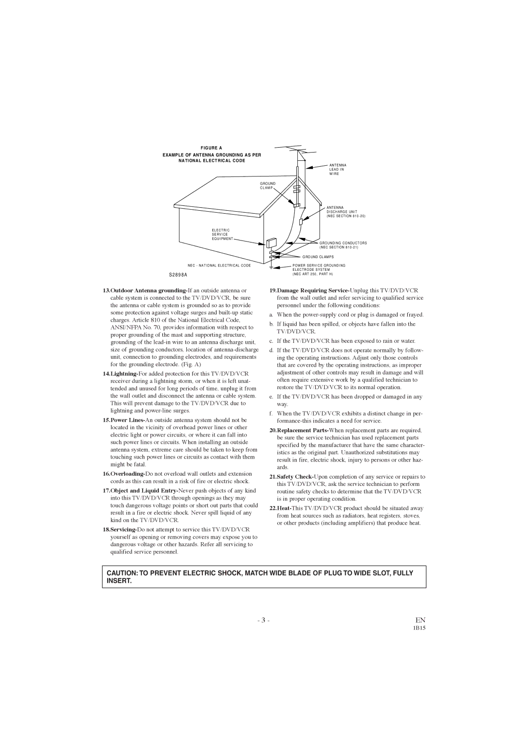 Symphonic CWF719 owner manual S2 8 9 8 a 