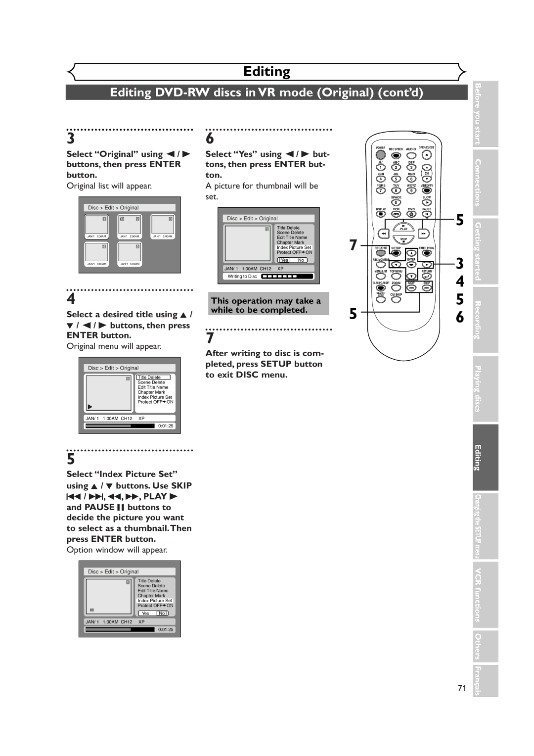 Symphonic CWR20V4 owner manual Picture for thumbnail will be set, Before you 