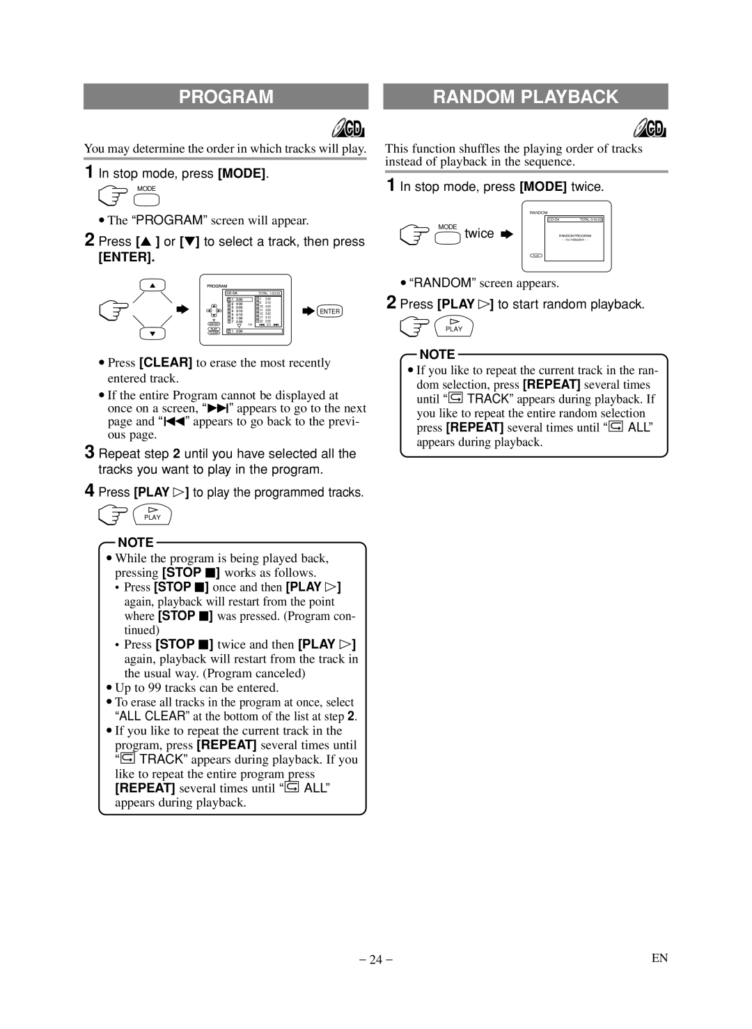 Symphonic LCD TV/DVD owner manual Program 