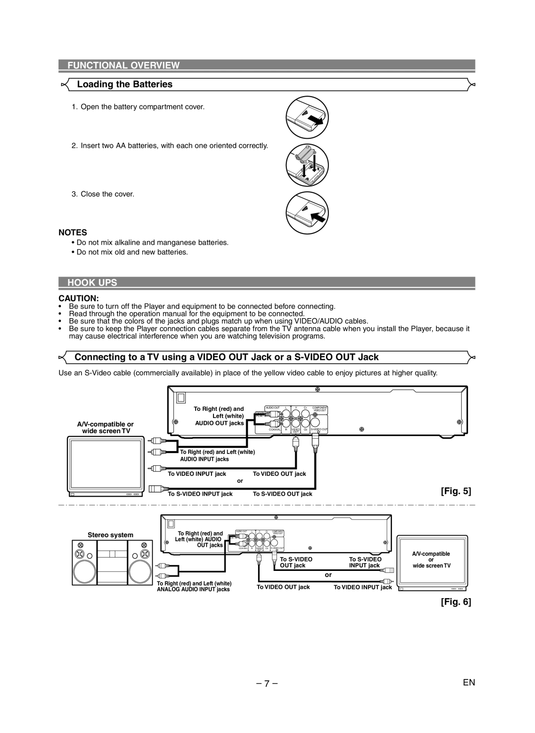 Symphonic SD300D owner manual Loading the Batteries, Hook UPS 