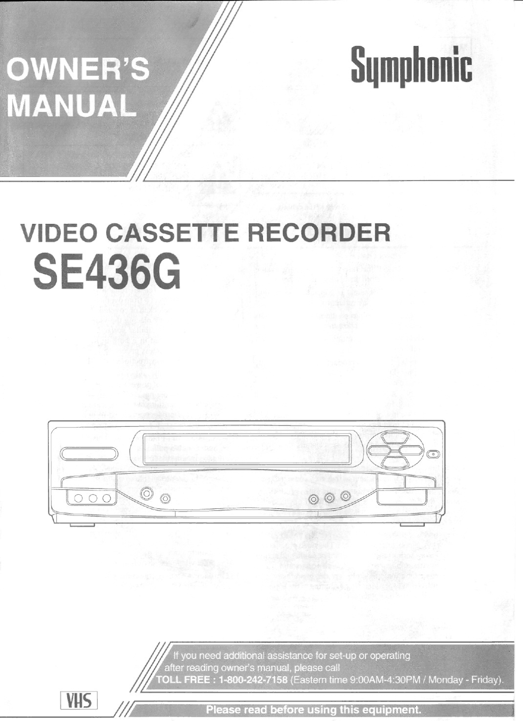 Symphonic SE436G manual 