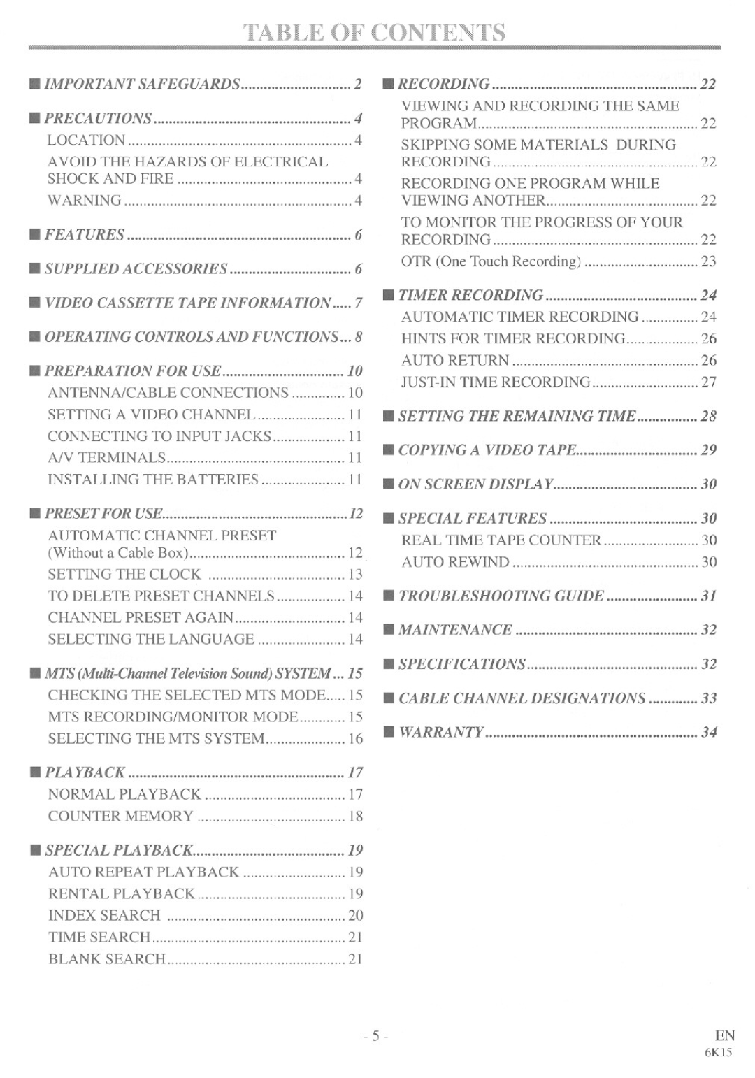 Symphonic SE436G manual 