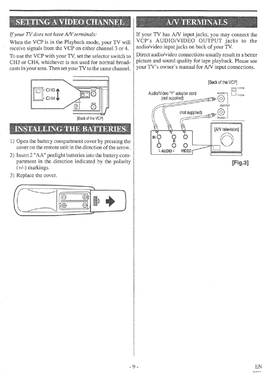 Symphonic F1810M, SP1910 manual 