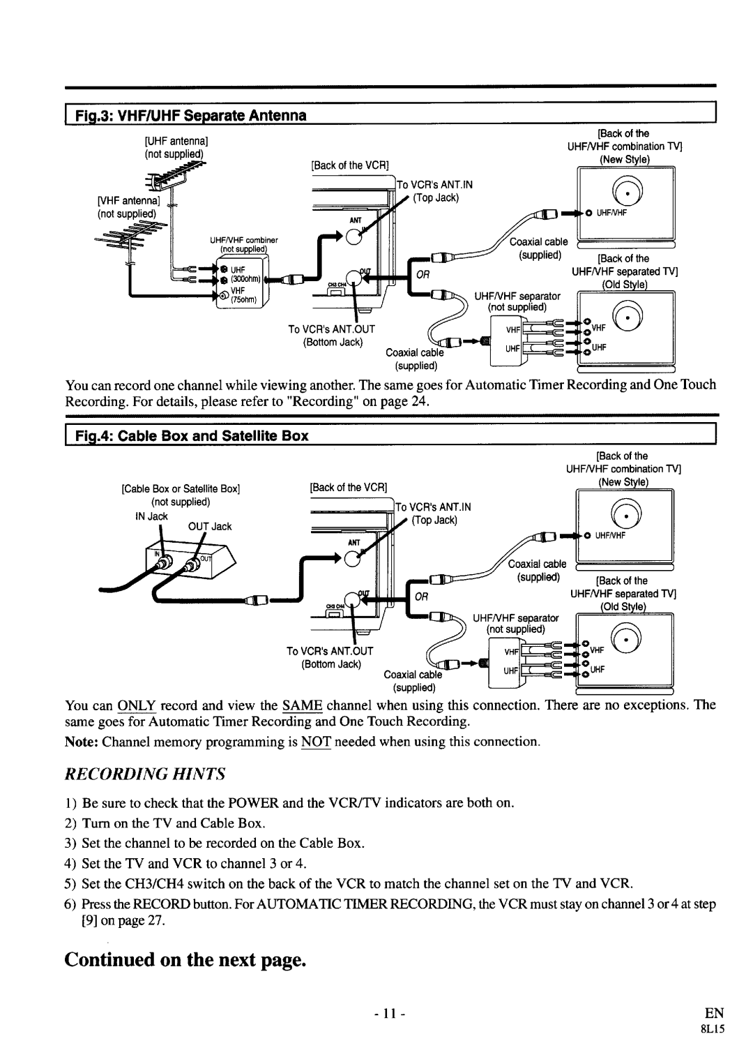 Symphonic VR-69WF manual 