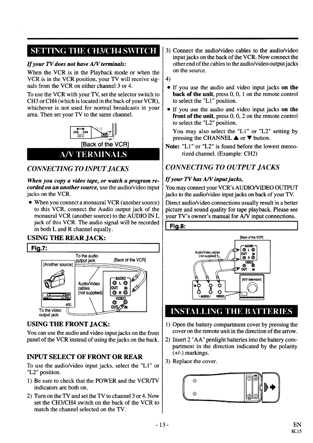 Symphonic VR-69WF manual 