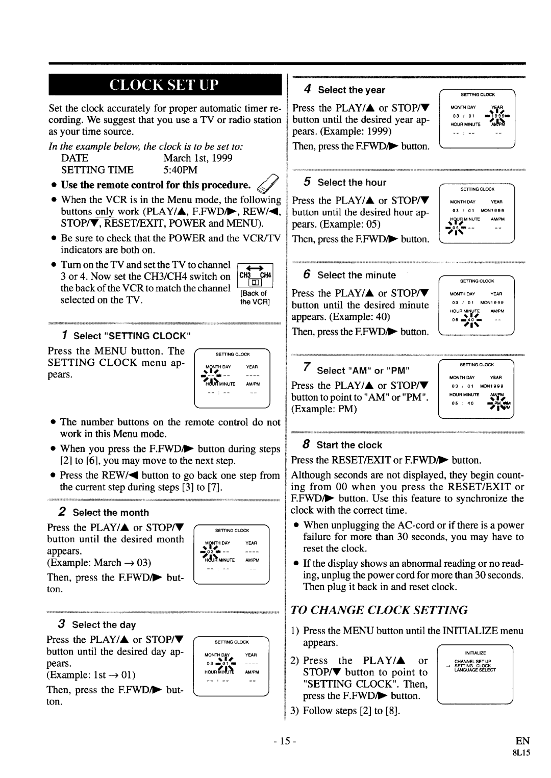 Symphonic VR-69WF manual 