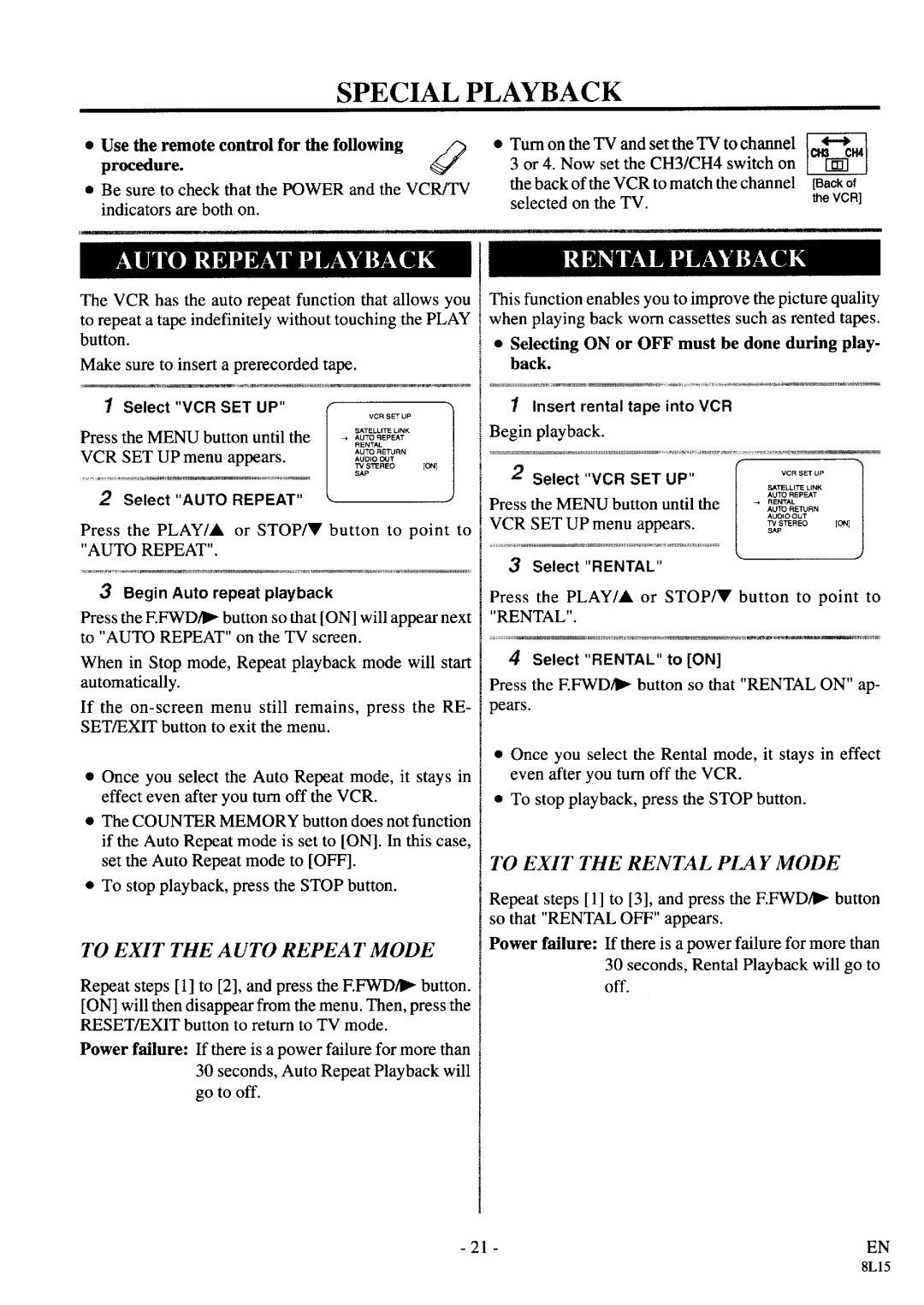 Symphonic VR-69WF manual 