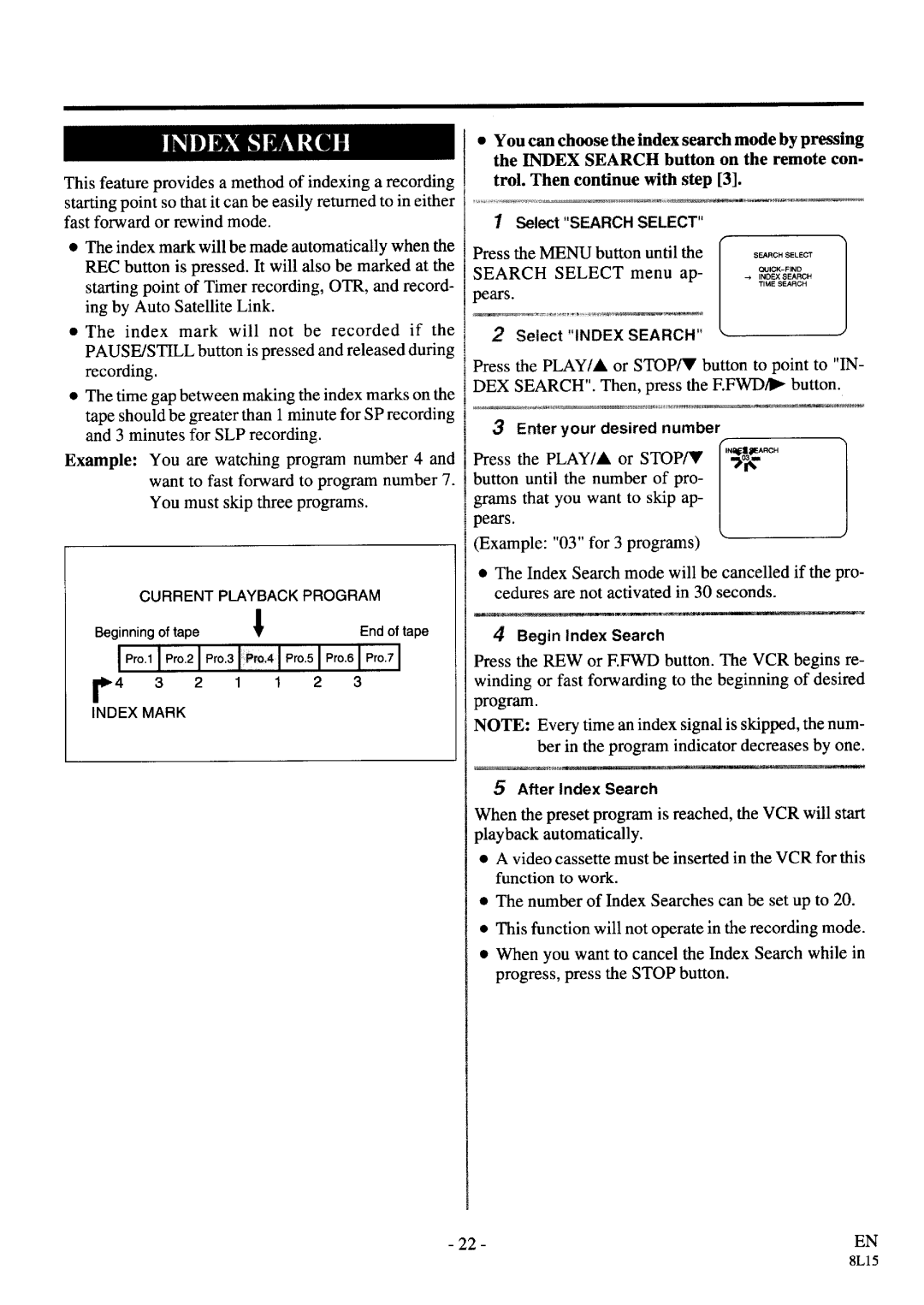 Symphonic VR-69WF manual 