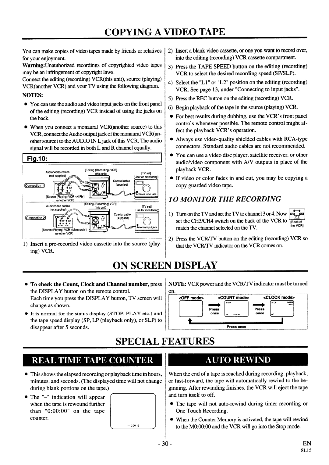 Symphonic VR-69WF manual 