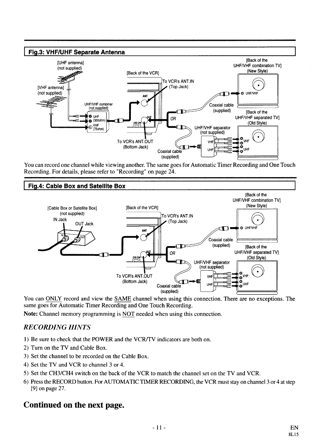 Symphonic VR-79WF manual 