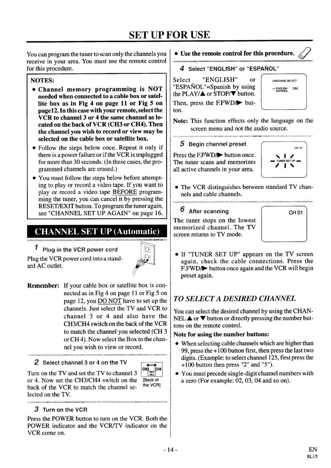 Symphonic VR-79WF manual 