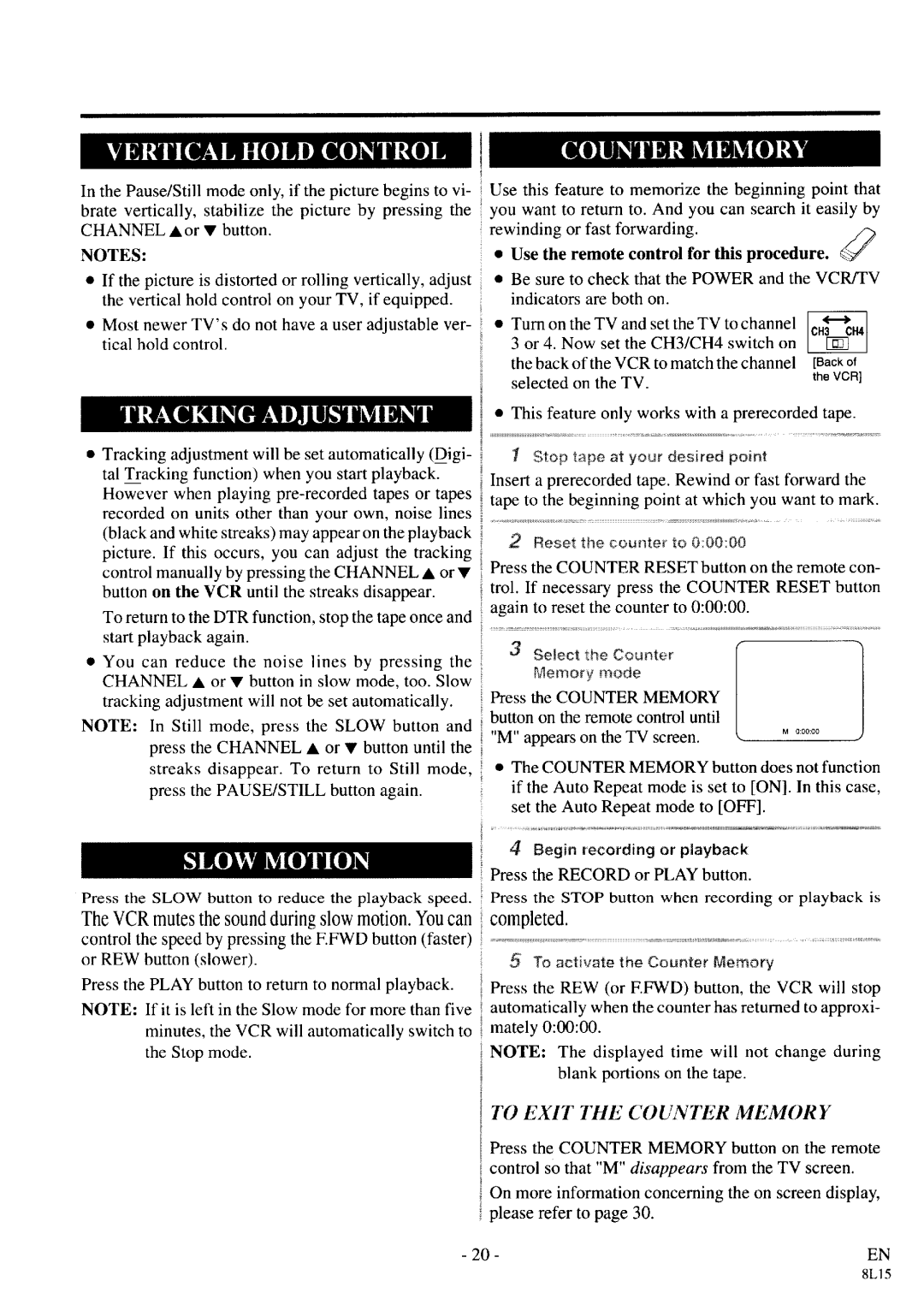 Symphonic VR-79WF manual 