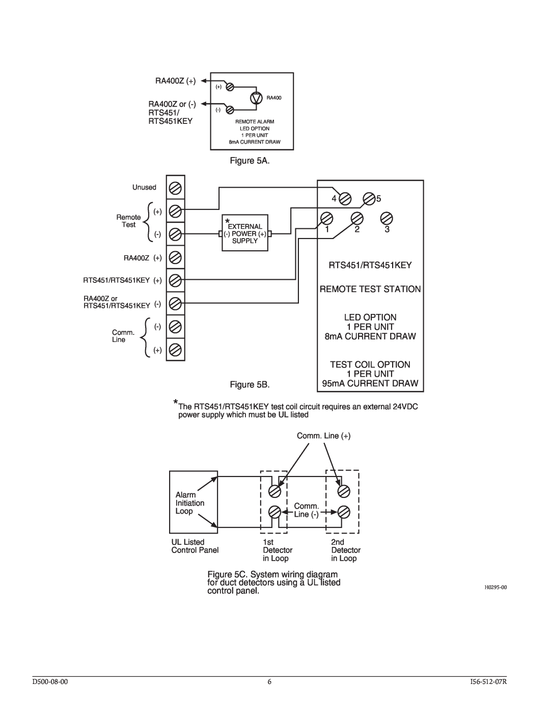 System Sensor DH500, Intelligent Air Duct Smoke Detector Housing specifications 