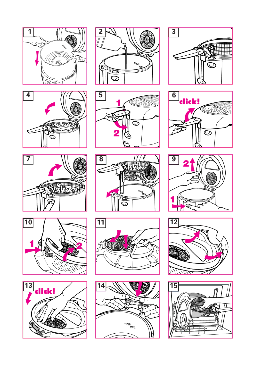 T-Fal B 302412226 manual Click 