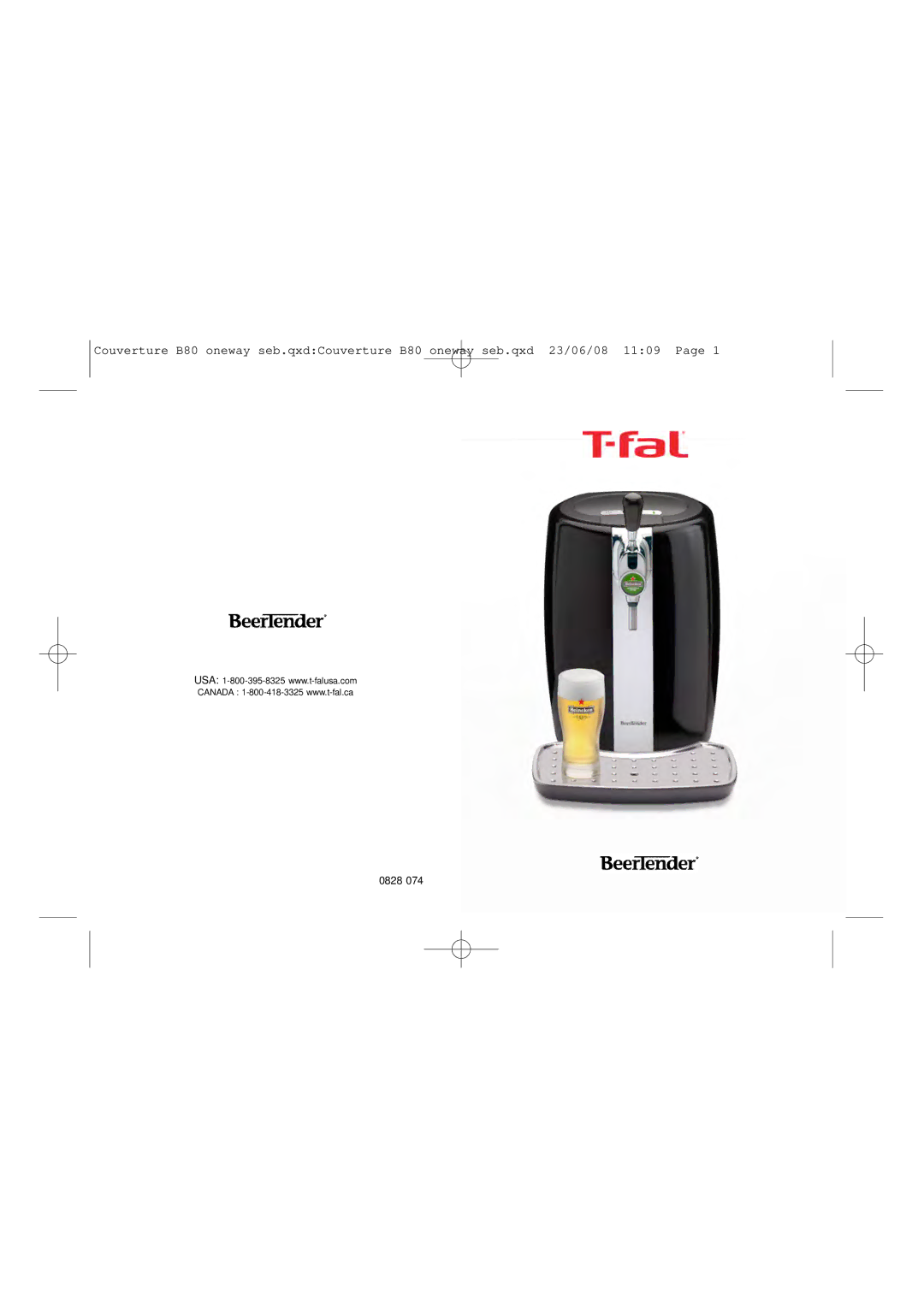 T-Fal BeerTender manual 0828 