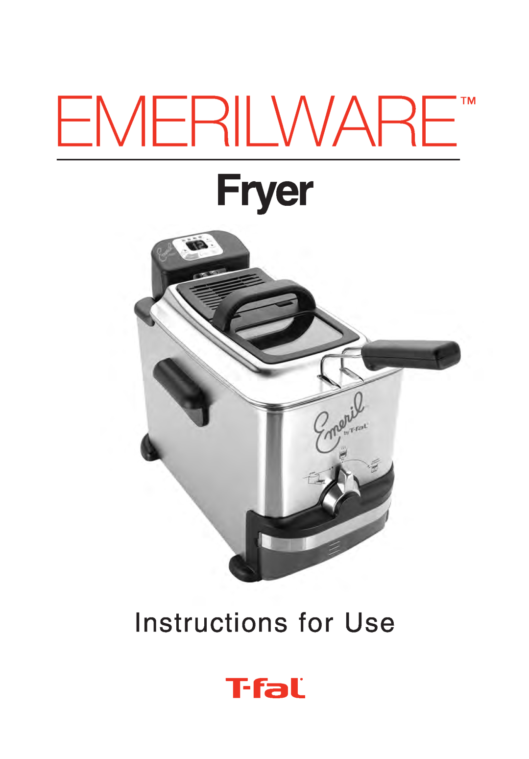T-Fal Deep Fryer manual Instructions for Use 