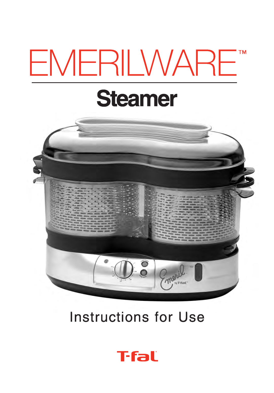 T-Fal Steamer manual Instructions for Use 