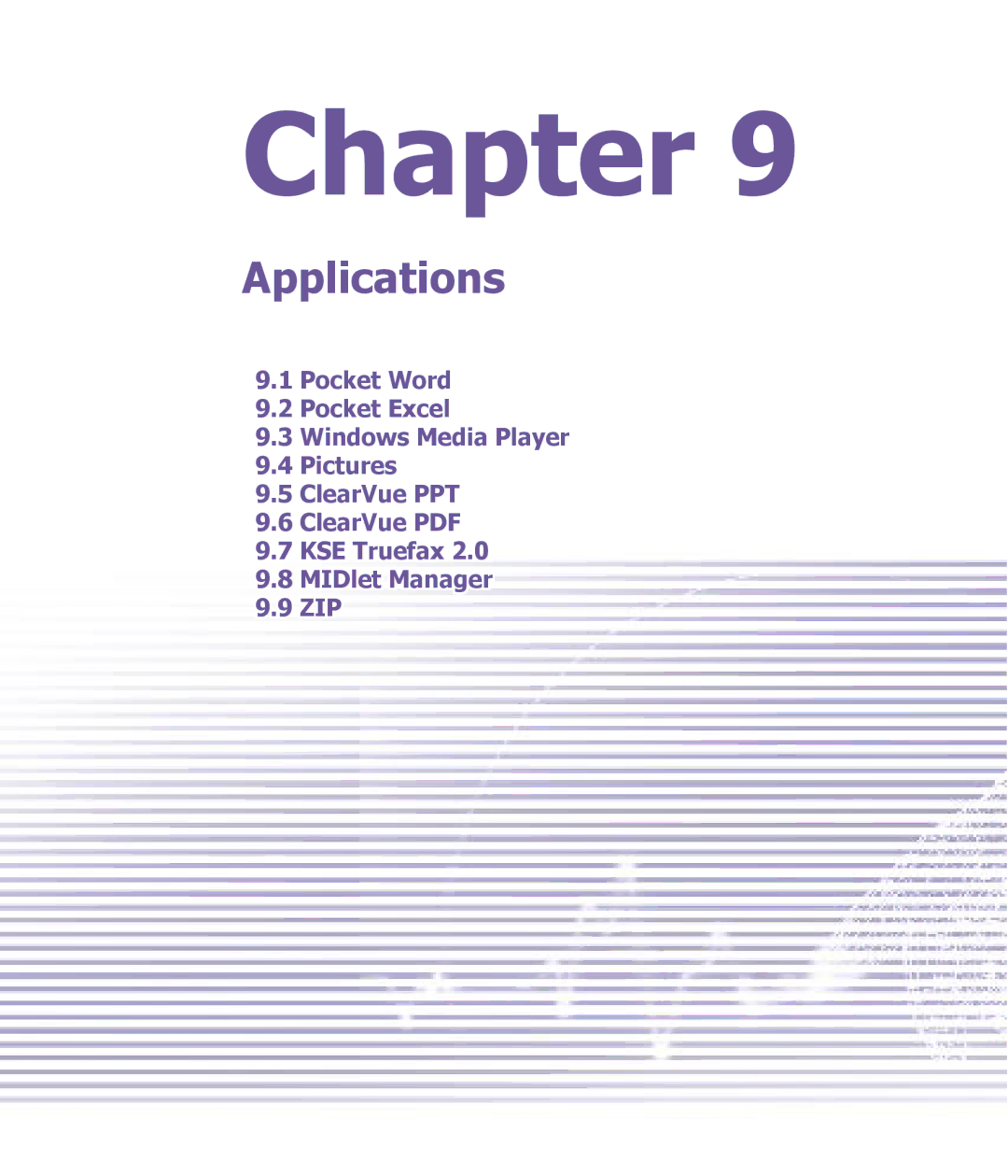 T-Mobile MDA III manual Applications 