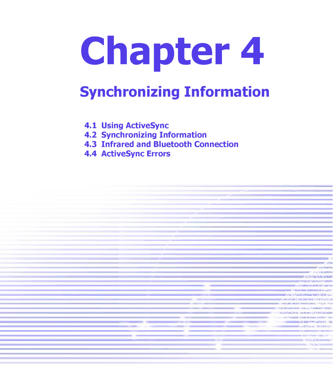 T-Mobile MDA III manual Synchronizing Information 