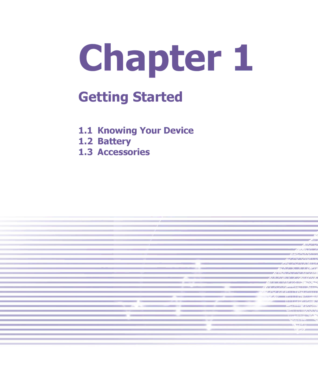 T-Mobile MDA III manual Chapter, Getting Started 